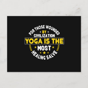 Yoga - Yoga ist die heilvollste Salbe Postkarte
