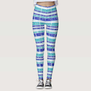 Yoga-Yoga-Yoga-Fitness-Leggings Liebe Life Quote Leggings