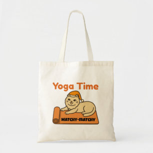 Yoga-Zeit Matchy-Matchy Katzen-Tragetasche Tragetasche