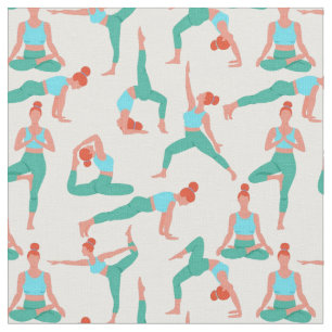 Yoga-Zeit Stoff