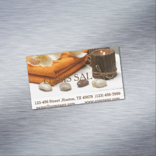 Yoga Zen Aromatherapie Skincare WELLNESS-CENTER Ma Magnetische Visitenkarte