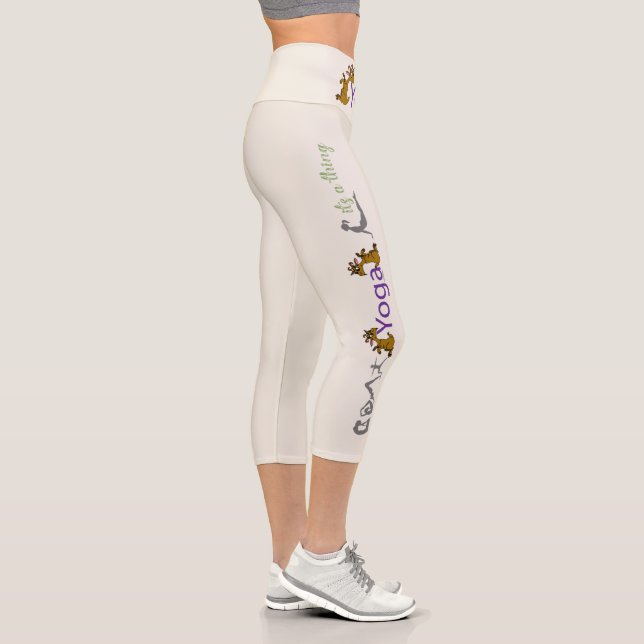 Yoga-Ziege Es ist eine Sache Capri Leggings (Rechts)