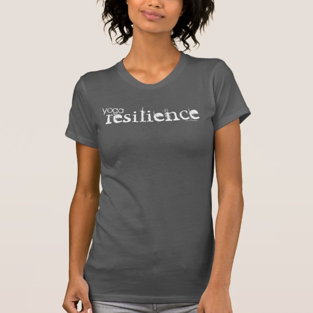 Yogabeweglichkeit Bio Racerback T-Shirt (Vorderseite)