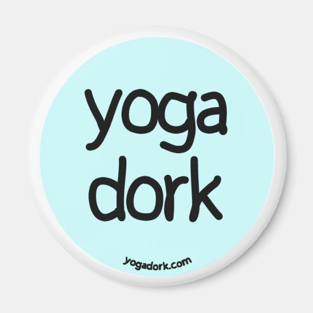 Yogadork-Magnet lt. aquamarin Magnet (Vorne)