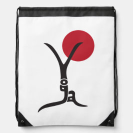Yogadrawstring-Rucksack Turnbeutel