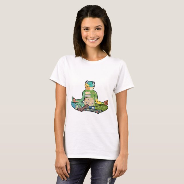 yogafrosch T-Shirt (Vorne ganz)