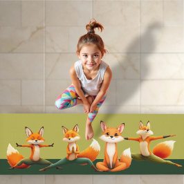 Yogafüchse: Unglaubliches Agility und Flexibilität Yogamatte