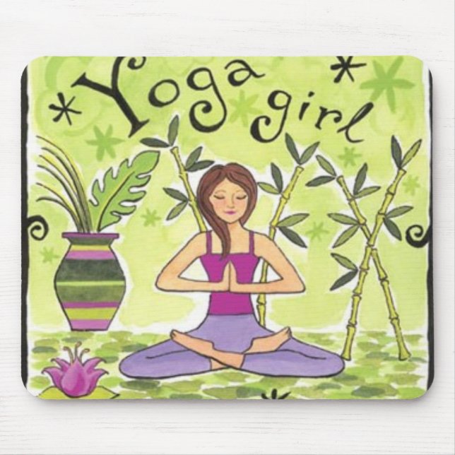 YogaGirl Mousepad (Vorne)