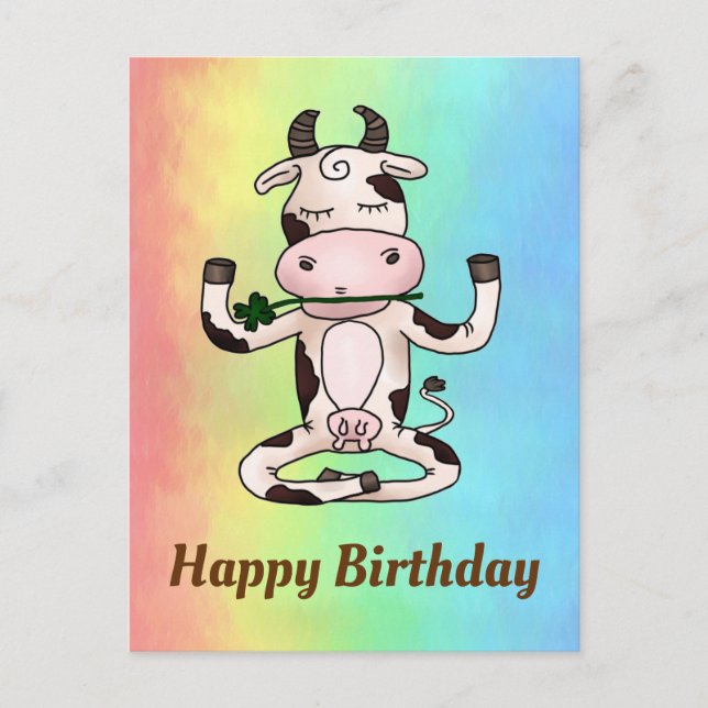 Yogakuh Postkarte (Vorderseite)