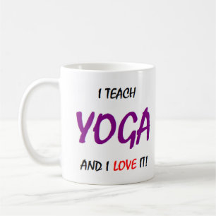 Yogalehre und Liebe Kaffeetasse