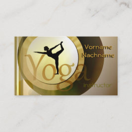 Yogalehrer Visitenkarte