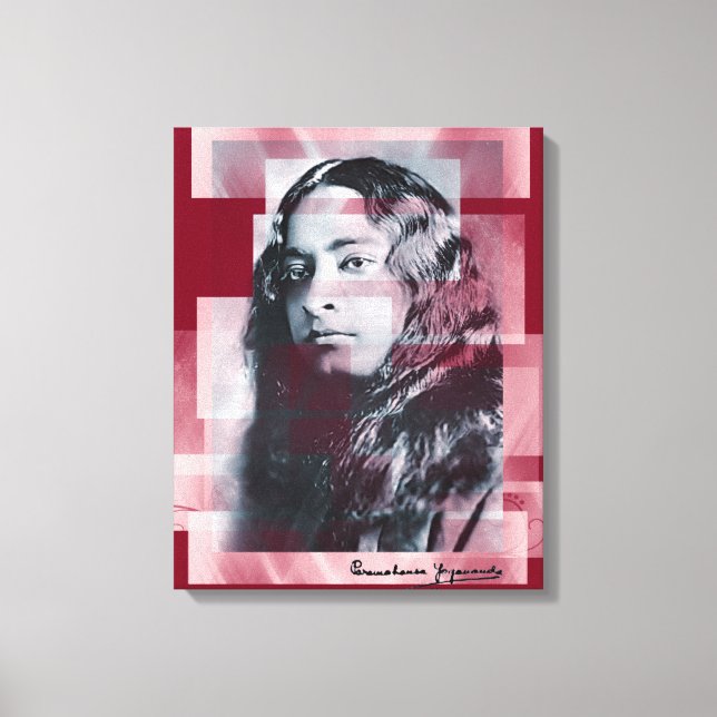 Yogananda - Wrapped Canvas Leinwanddruck (Vorderseite)