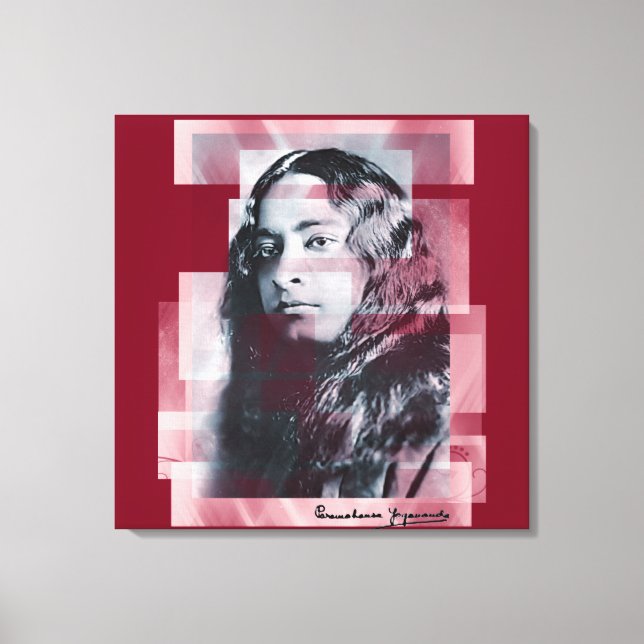 Yogananda - Wrapped Canvas Leinwanddruck (Vorderseite)