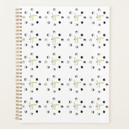 Yogapose der Mond Planer