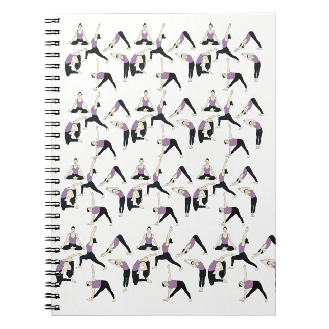 Yogaposen Notizbuch – für Ideen in Bewegung Notizblock (Vorderseite)