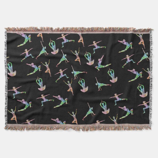 Yogapositionen Decke (Vorderseite)