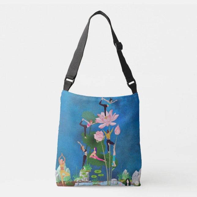 Yogasack Tragetaschen Mit Langen Trägern (Vorderseite)