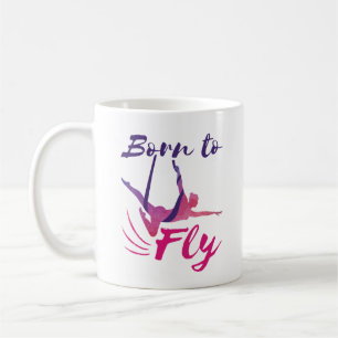 Yogasilden aus der Luft, Geboren zum Fliegen Kaffeetasse