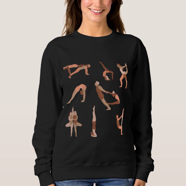 Yogaskuchen 50 sweatshirt (Vorderseite)