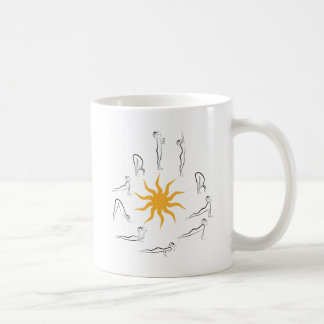 Yogasonnegruß Kaffeetasse