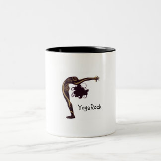 Yogasonnegruß Zweifarbige Tasse