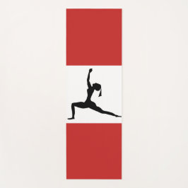 Yogaübung am Morgen Yogamatte