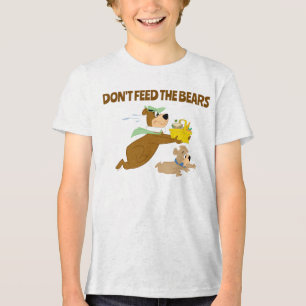 Yogi Bär und Boo-Boo Picknick-Panik Tri-Blend Shirt