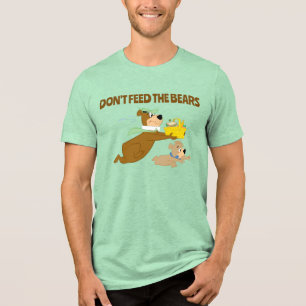Yogi Bär und Boo-Boo Picknick-Panik Tri-Blend Shirt