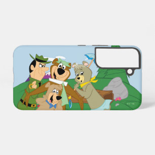 Yogi Bär und Freunde gerahmtes Wald-Bild Samsung Galaxy Hülle