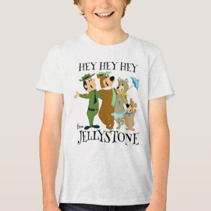Yogi Bär und Freunde Warm Willkommen Tri-Blend Shirt