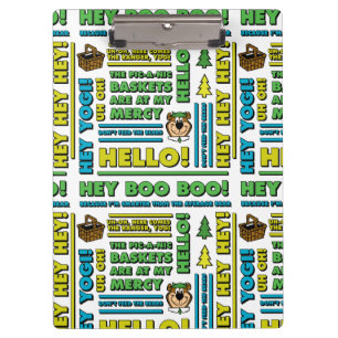 Yogi Bären's Picnic Quotes & Fun Phrases Muster Klemmbrett