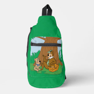 Yogi Bear and Boo Boo Picnic Snack Crossbody Bag