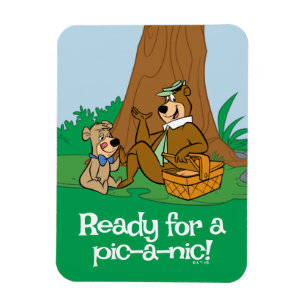 Yogi Bear and Boo Boo Picnic Snack Magnet