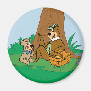 Yogi Bear and Boo Boo Picnic Snack Magnet