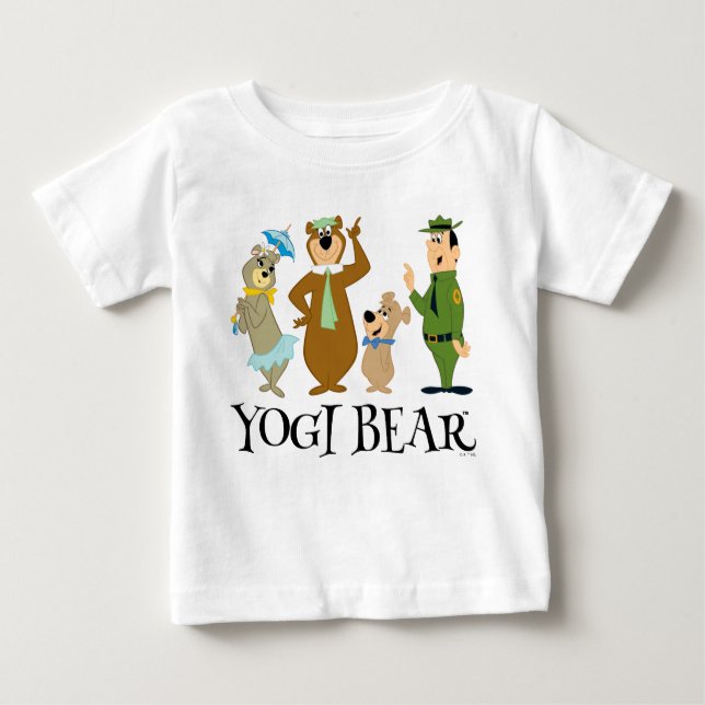 Yogi Bear and Friends Classic Pose Baby T-shirt (Vorderseite)