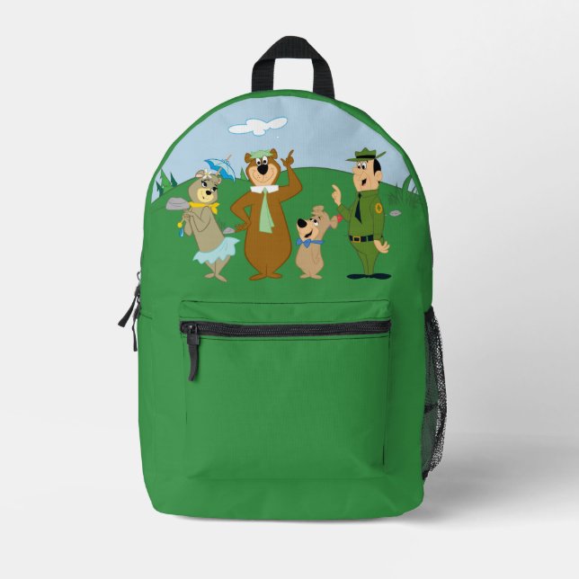 Yogi Bear and Friends Classic Pose Bedruckter Rucksack (Vorderseite)