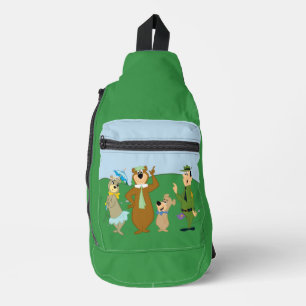 Yogi Bear and Friends Classic Pose Crossbody Bag