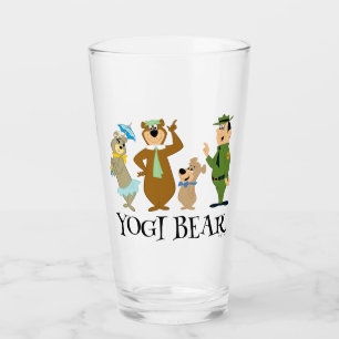 Yogi Bear and Friends Classic Pose Glas