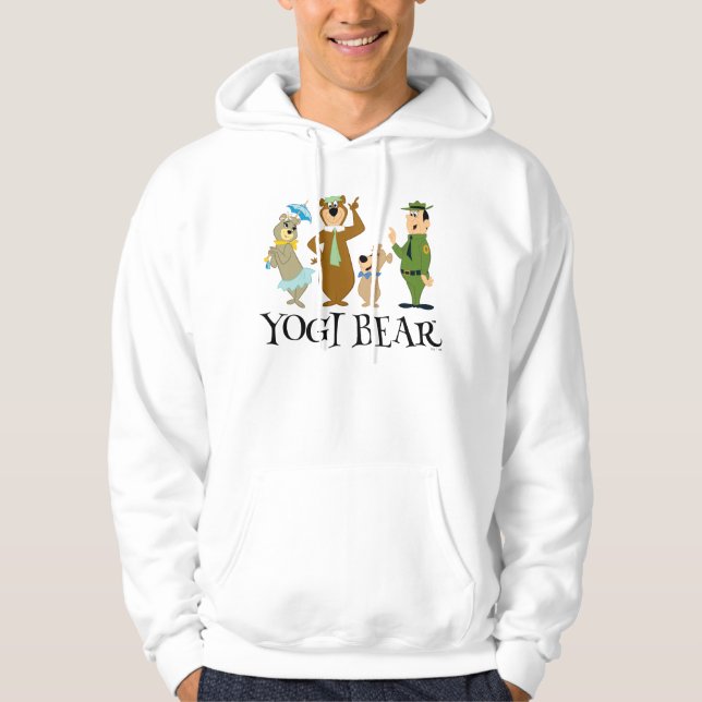 Yogi Bear and Friends Classic Pose Hoodie (Vorderseite)