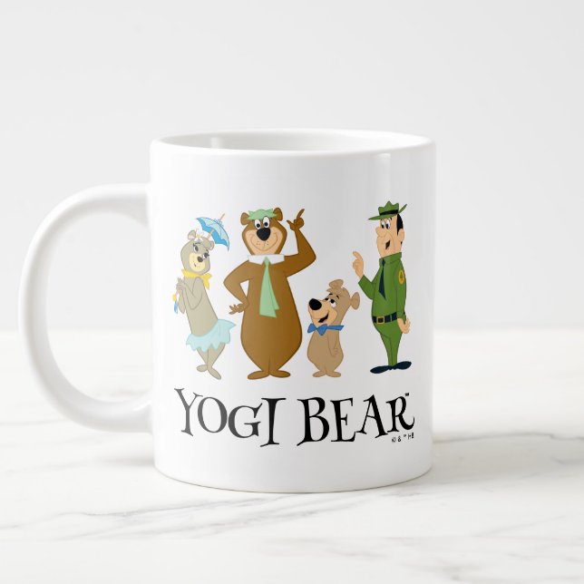 Yogi Bear and Friends Classic Pose Jumbo-Tasse (Links)