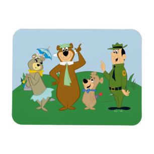 Yogi Bear and Friends Classic Pose Magnet