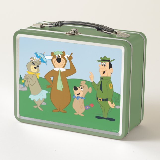 Yogi Bear and Friends Classic Pose Metall Brotdose (Vorderseite)