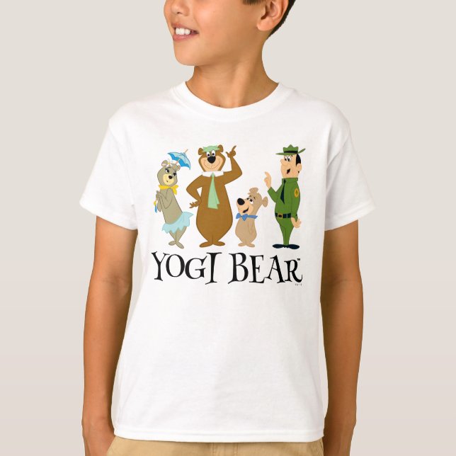Yogi Bear and Friends Classic Pose T-Shirt (Vorderseite)