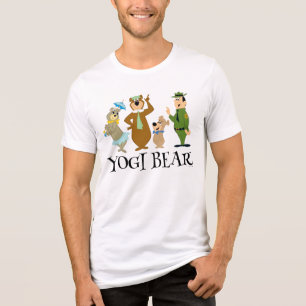 Yogi Bear and Friends Classic Pose Tri-Blend Shirt