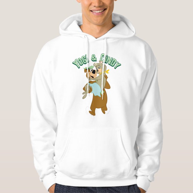 Yogi Bear Carry Cindy Bear Hoodie (Vorderseite)