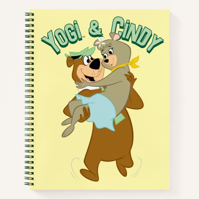 Yogi Bear Carry Cindy Bear Notizbuch (Vorderseite)