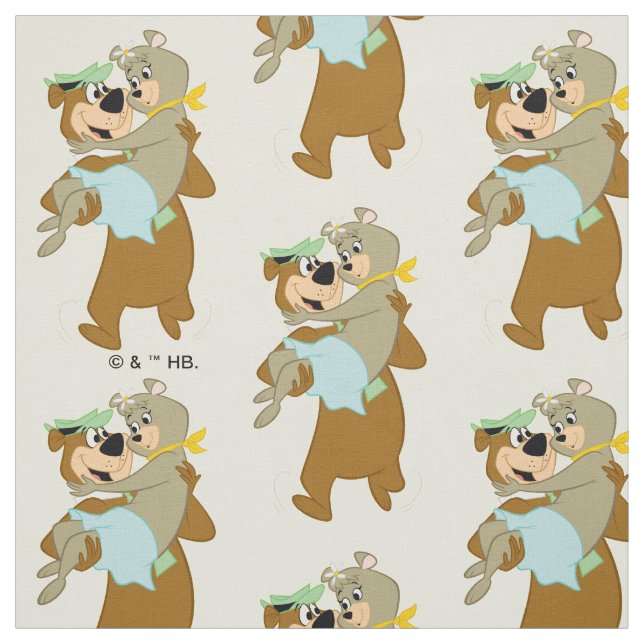 Yogi Bear Carry Cindy Bear Stoff (Muster)