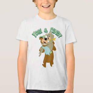 Yogi Bear Carry Cindy Bear Tri-Blend Shirt