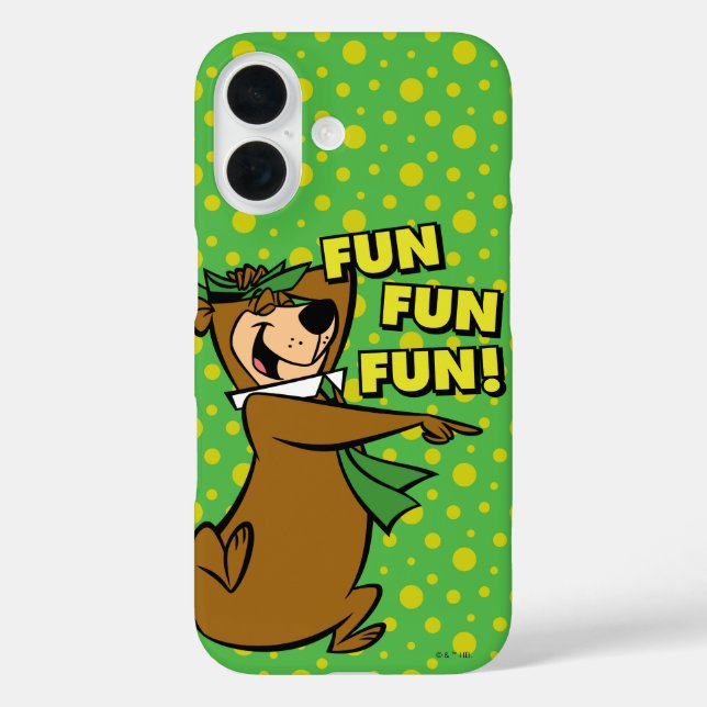 Yogi Bear Fun Fun Fun Case-Mate iPhone Hülle (Rückseite)