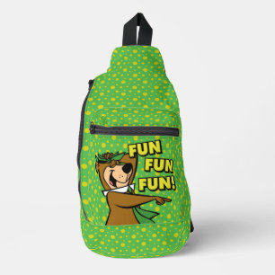 Yogi Bear Fun Fun Fun Crossbody Bag